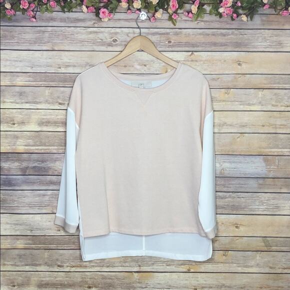 🌷5 for $25 Ann Taylor Loft Multimedia Top - Picture 1 of 5